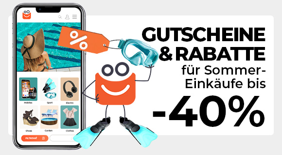 Gutscheine für Sommer-Einkäufe