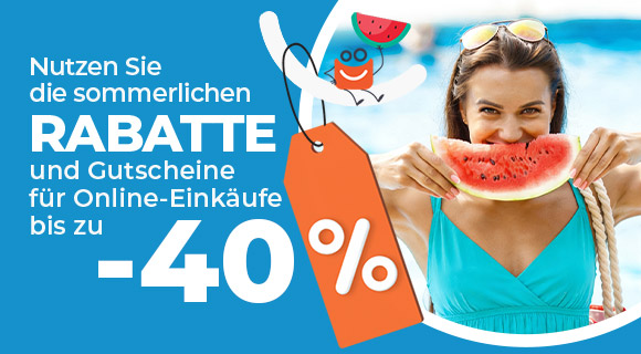 Gutscheine für Sommer-Einkäufe