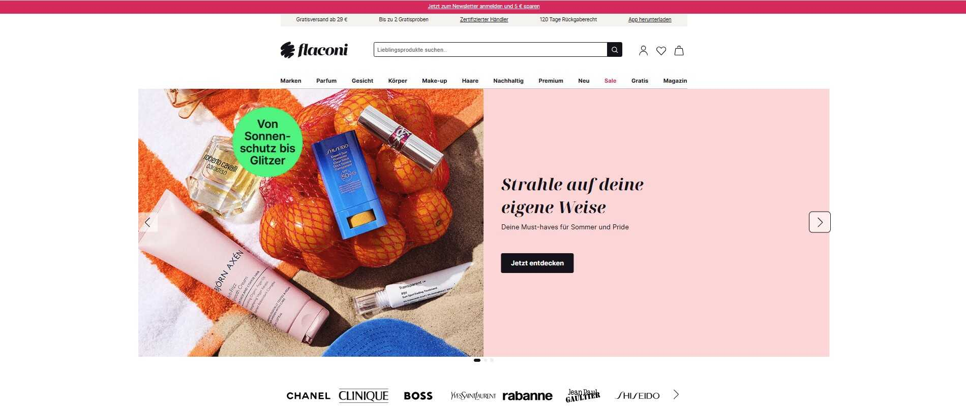 Flaconi - Must-haves für den Sommer