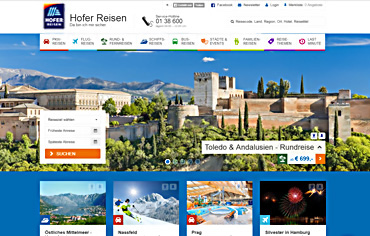 Hofer Reisen online