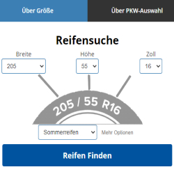 Reifendirekt Reifensuche