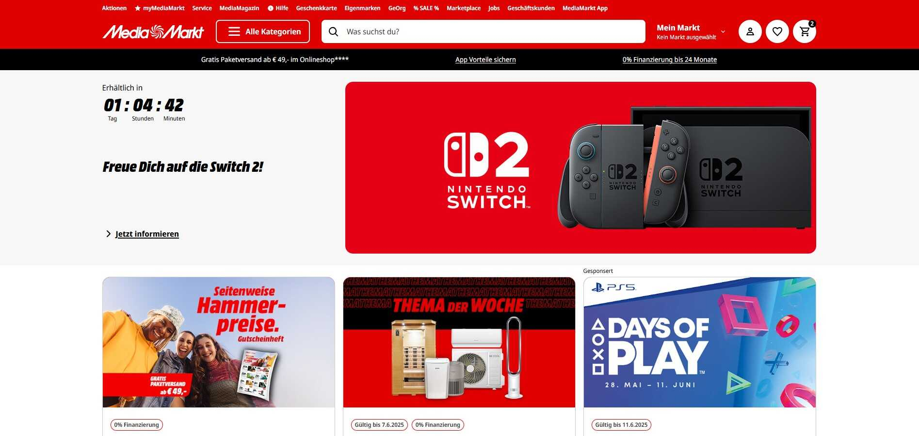 MediaMarkt - aktuelle Aktionen