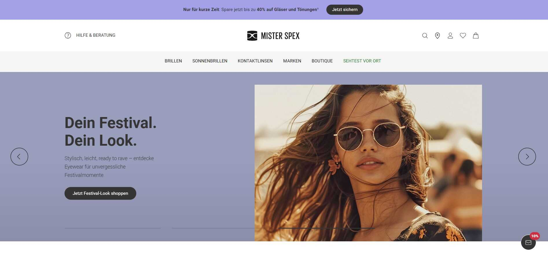Mister Spex - Festival-Looks