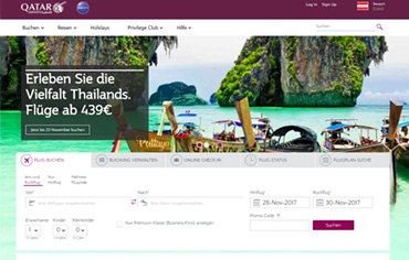 Qatar Airways online