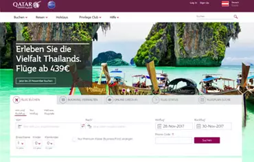 Qatar Airways online